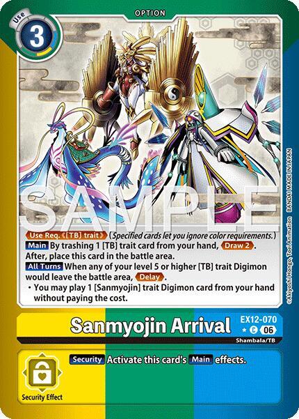 Sanmyojin Arrival (Limited Foil) card image