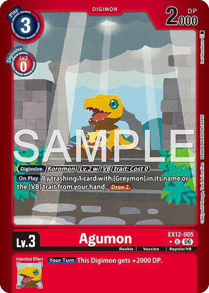 Agumon (Limited Foil) card image