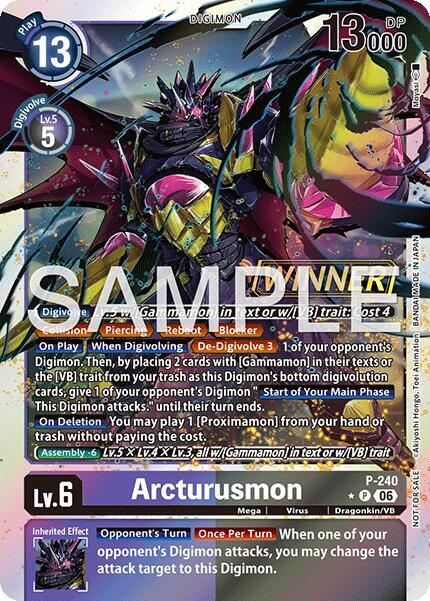 Arcturusmon (Official Store Tournament 2026 Vol. 3 Winner) card image