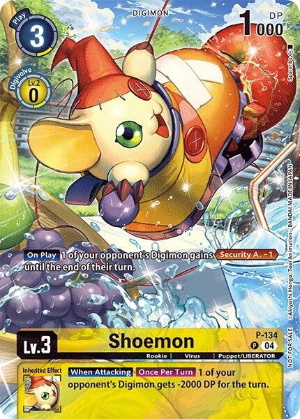Shoemon (Digimon Liberator D-Storage Set) card image