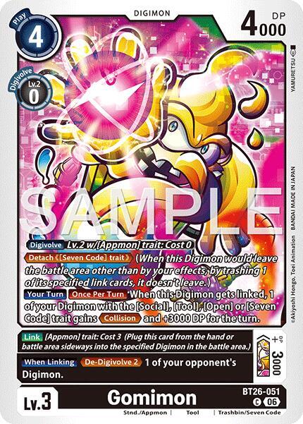 Gomimon card image