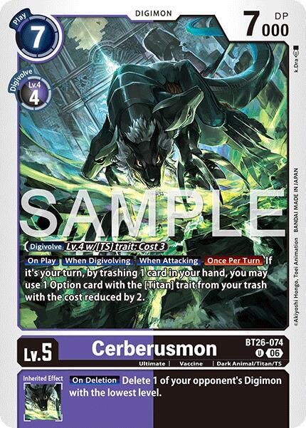Cerberusmon card image
