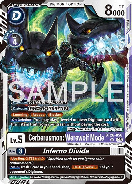 Cerberusmon: Werewolf Mode // Inferno Divide card image