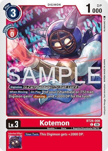 Kotemon card image