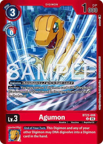 Agumon card image