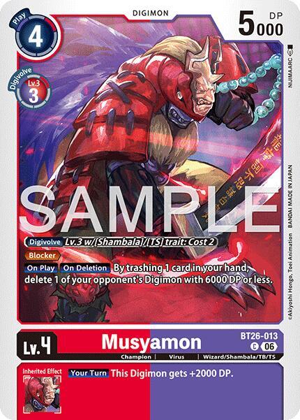 Musyamon card image