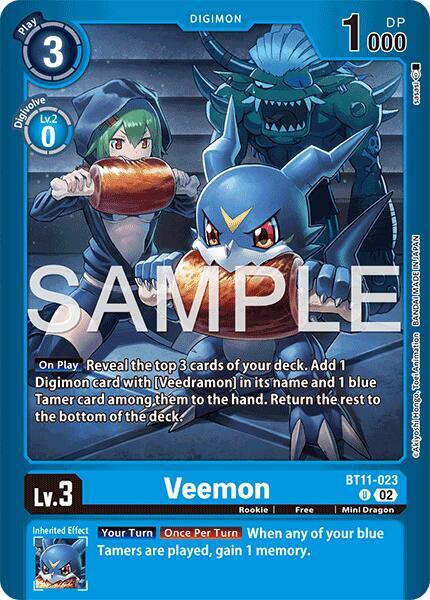 Veemon card image
