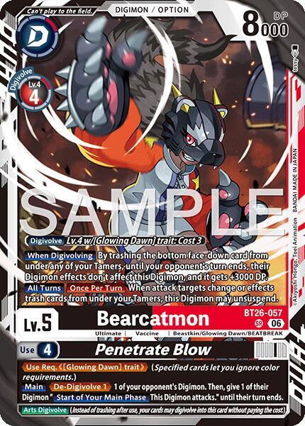 Bearcatmon // Penetrate Blow card image