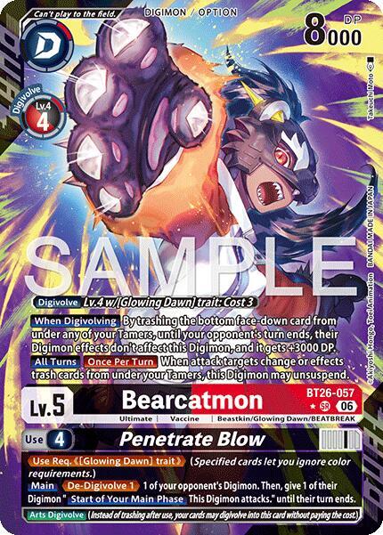 Bearcatmon // Penetrate Blow (Alternate Art) card image