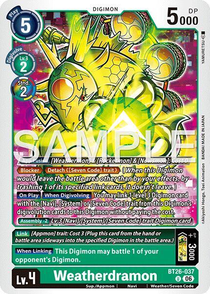 Weatherdramon card image