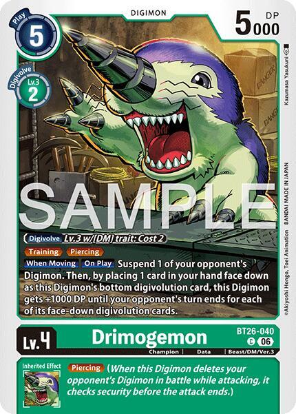 Drimogemon card image