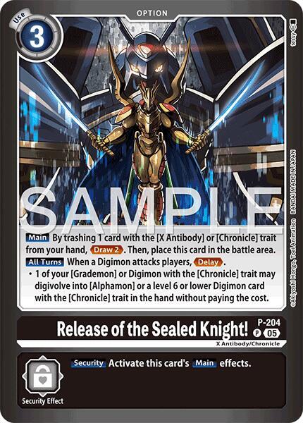 Release of the Sealed Knight! card image