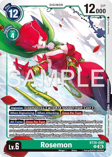 Rosemon card image