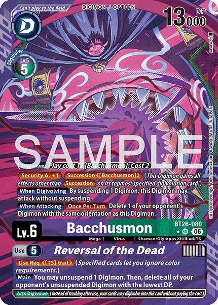 Bacchusmon // Reversal of the Dead (Alternate Art) card image