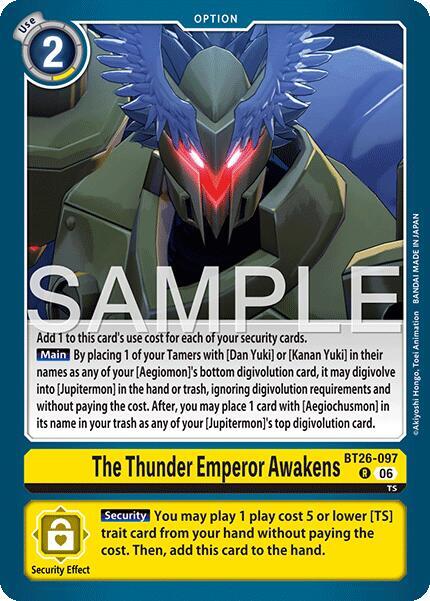 The Thunder Emperor Awakens card image