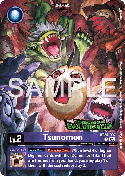 Tsunomon (Evolution Cup 2026 Vol. 3) card image
