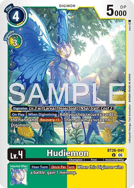 Hudiemon card image
