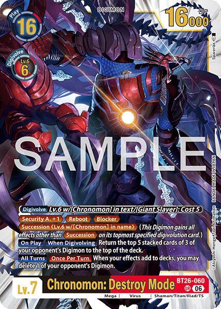 Chronomon: Destroy Mode card image