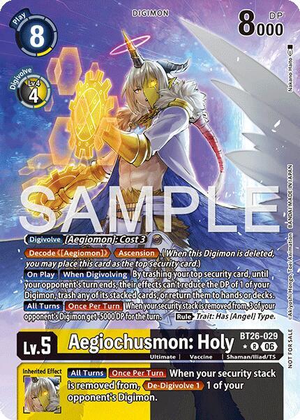 Aegiochusmon: Holy (Alternate Art) card image