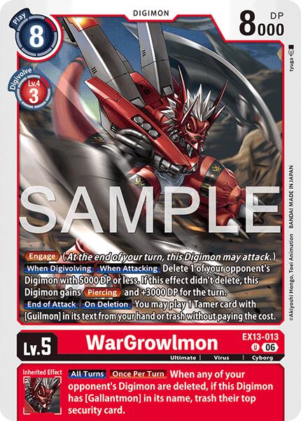 WarGrowlmon card image