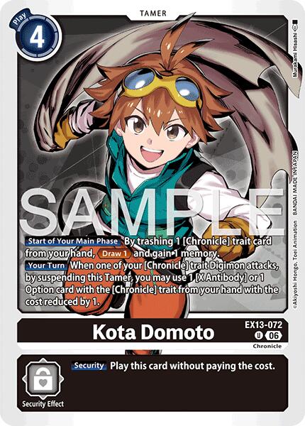 Kota Domoto card image