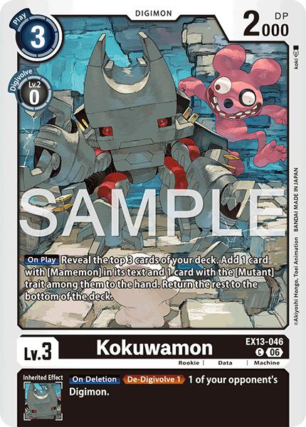 Kokuwamon card image