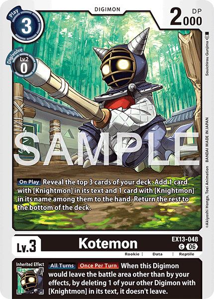 Kotemon card image