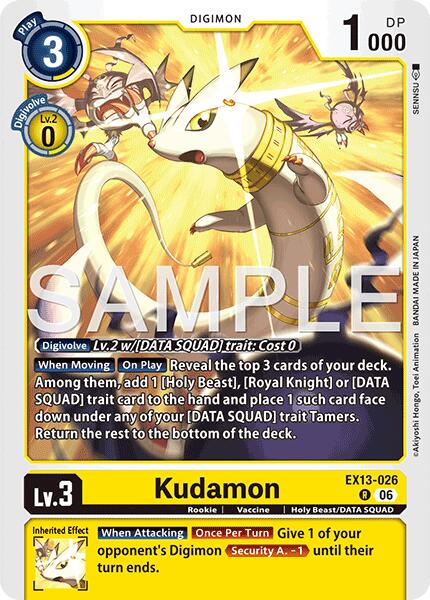 Kudamon card image