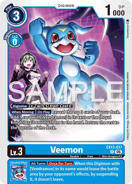 Veemon card image