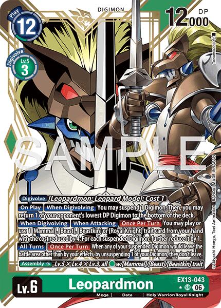 Leopardmon (Alternate Art) card image