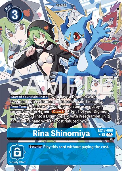 Rina Shinomiya (Alternate Art) card image