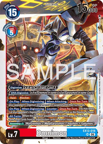 Omnimon card image