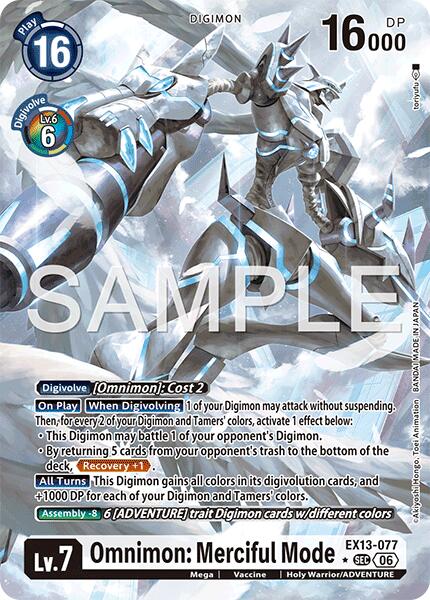 Omnimon: Merciful Mode (Alternate Art) card image