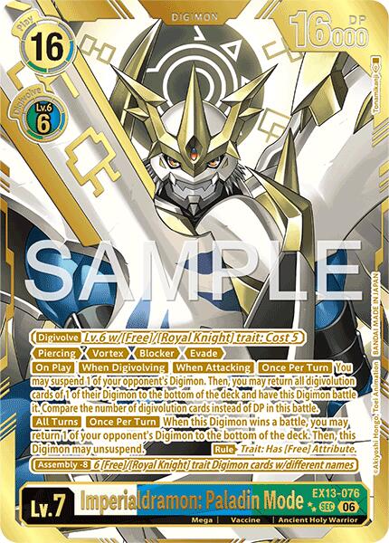Imperialdramon: Paladin Mode (Rare Pull) card image