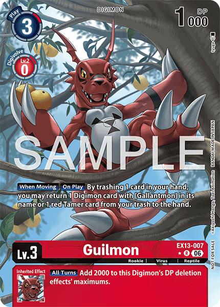 Guilmon (Extended Art) card image