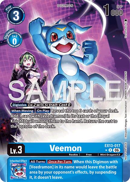 Veemon (Extended Art) card image