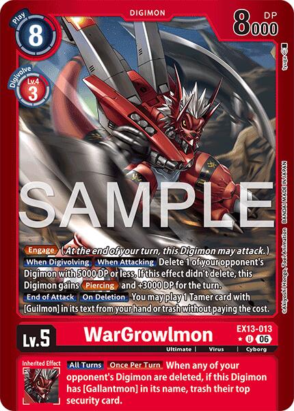 WarGrowlmon (Limited Foil) card image