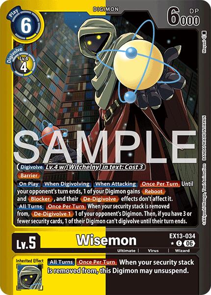 Wisemon (Limited Foil) card image
