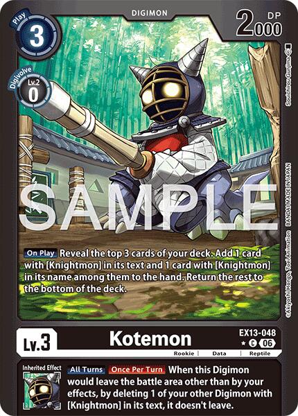 Kotemon (Limited Foil) card image