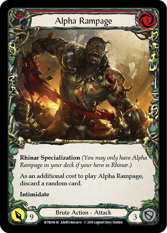 Alpha Rampage card image
