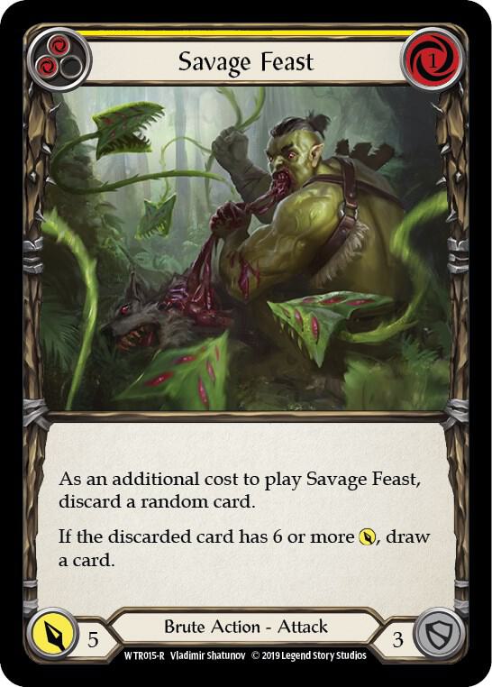 Savage Feast (Yellow) card image