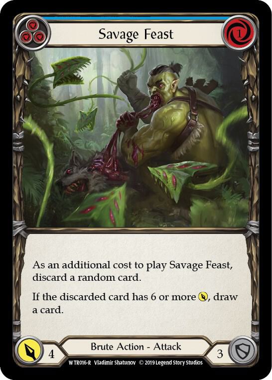 Savage Feast (Blue) card image