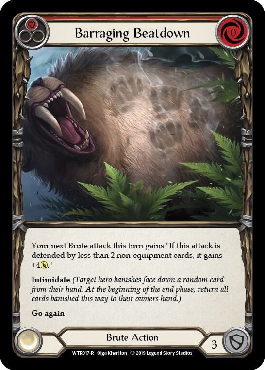 Barraging Beatdown (Red) card image