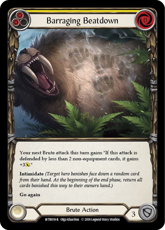 Barraging Beatdown (Yellow) card image