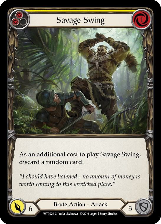 Savage Swing (Yellow) card image