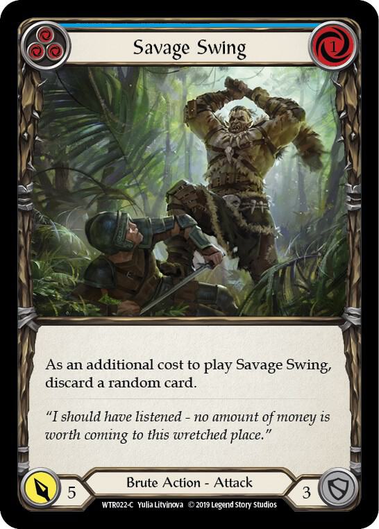 Savage Swing (Blue) card image