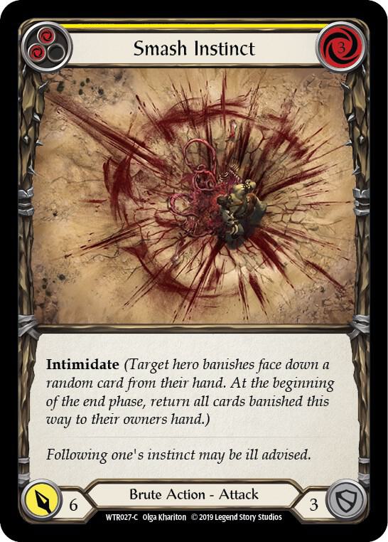 Smash Instinct (Yellow) card image