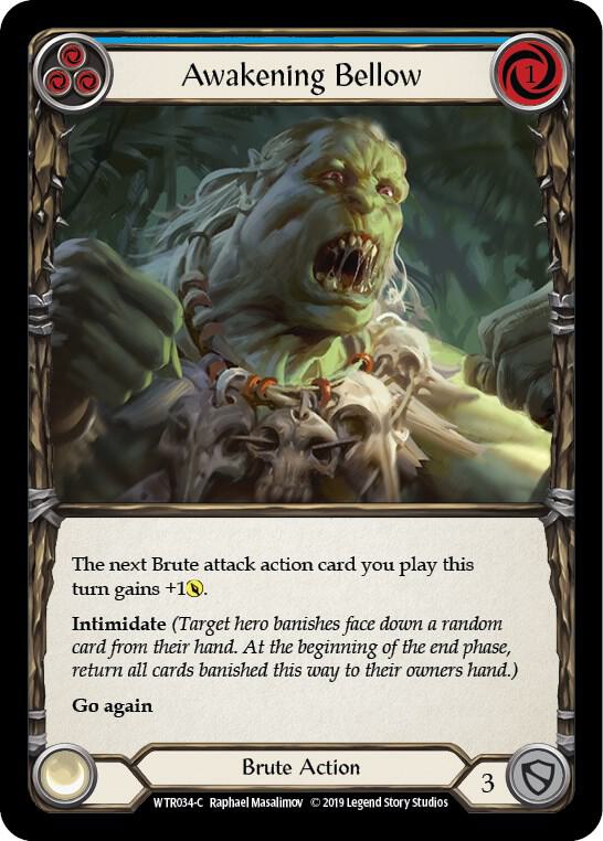 Awakening Bellow (Blue) card image
