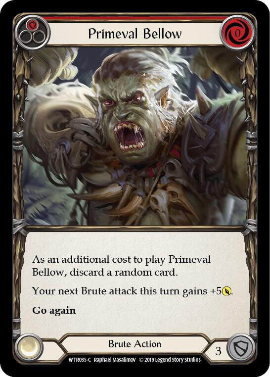 Primeval Bellow (Red) card image