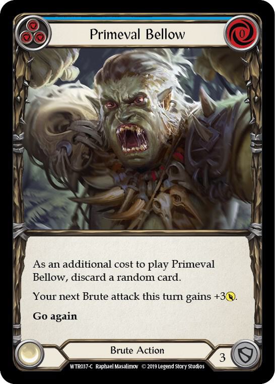 Primeval Bellow (Blue) card image